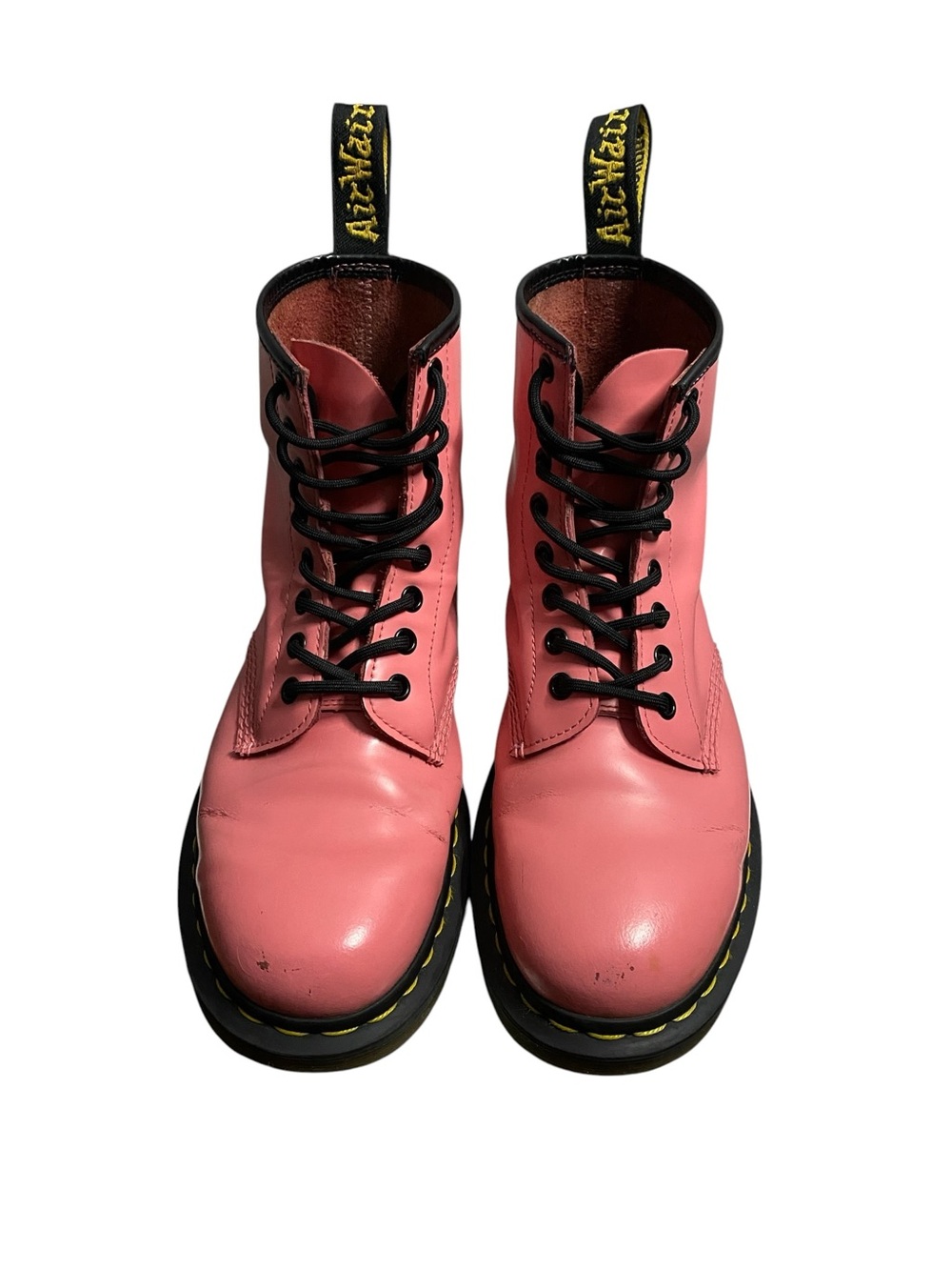 Dr. Martens 1460 Smooth Leather Lace-Up Boots in Acid Pink
